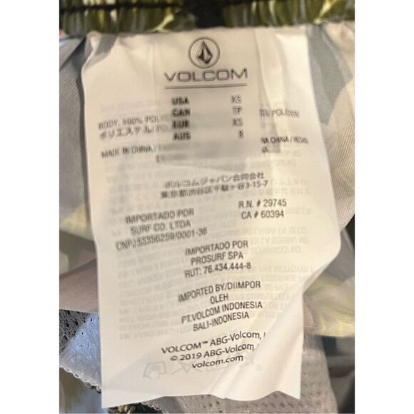 Volcom O0812200 / SHORE CAN 2" Women's Bottoms (Elastic Waist) Swimwear - Picture 6 of 6